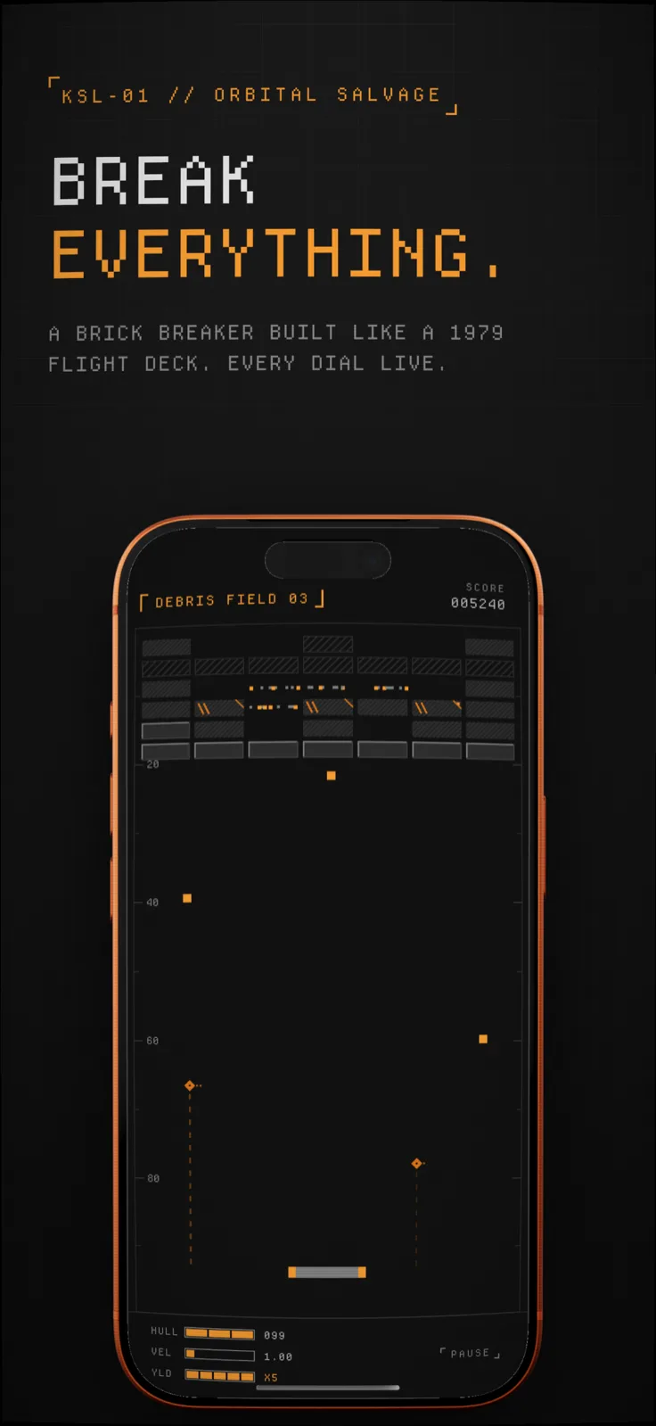 KESSLER: Daily Brick Breaker screenshot 1