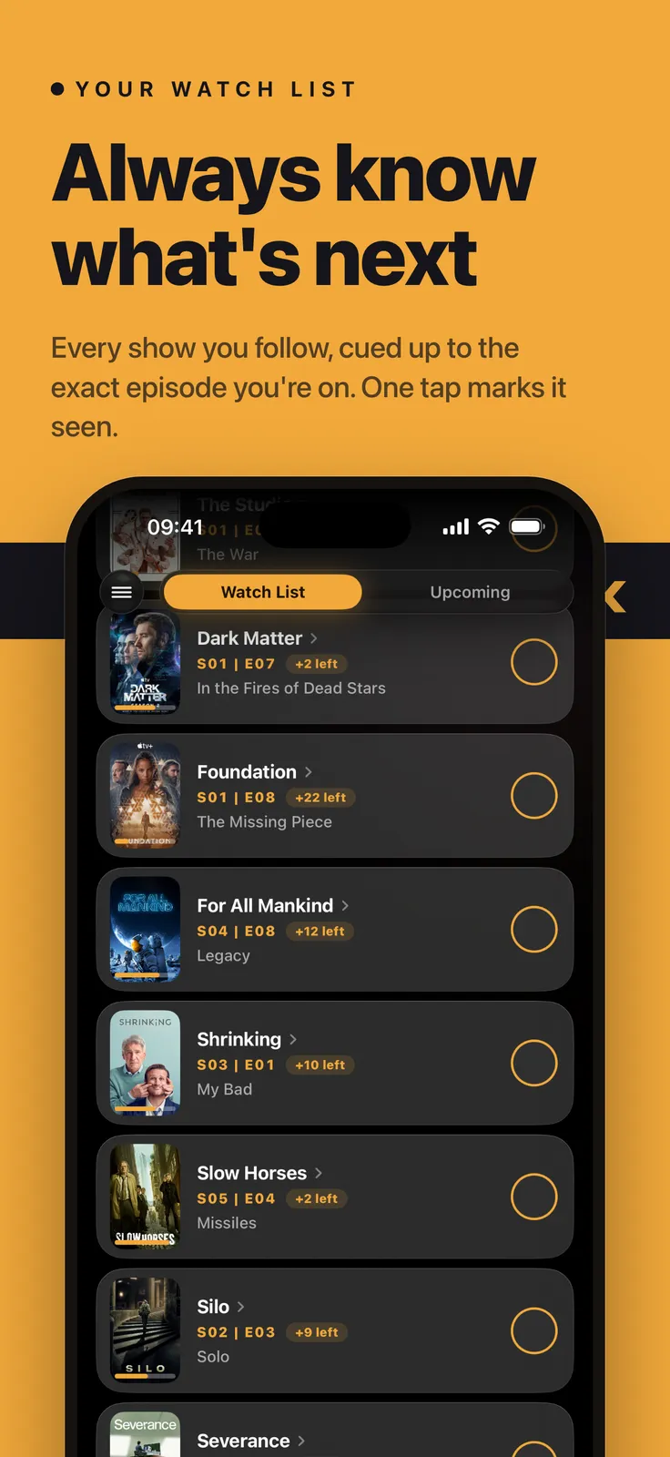 Previously: TV Show Tracker screenshot 3