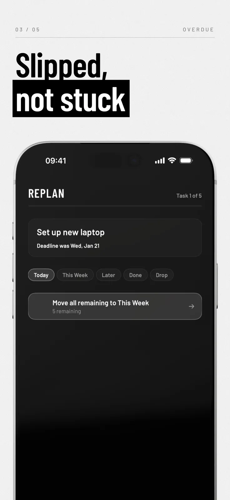 Overdue: minimal to-do screenshot 3
