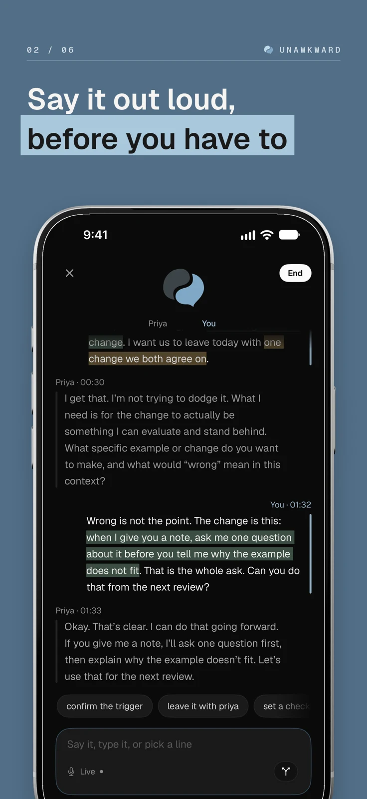 Unawkward: Manager Coaching screenshot 2